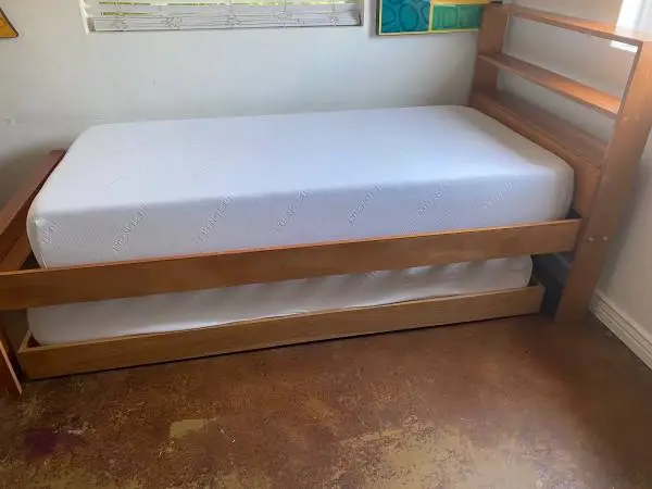 Double beds and bed frame