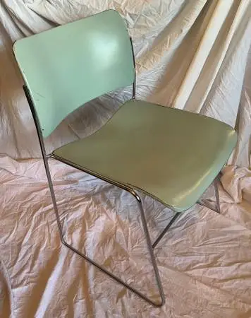 DAVID ROWLAND 40/4 Vintage Mid Century Modern Stacking Chair 1969