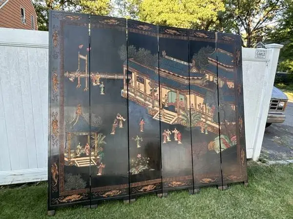 Large Antique Screen/Room Divider