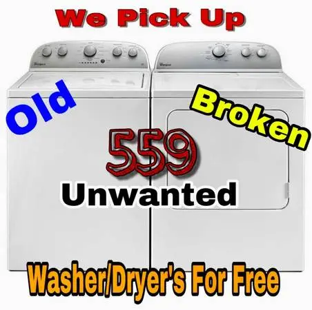 Washer And Dryer Pickup/Removal