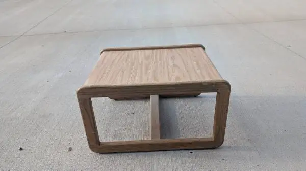 Small Wood Coffee Table or Ottoman