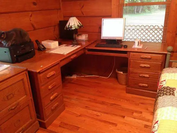 Solid Oak Desk