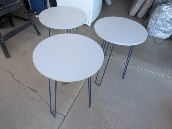 (3) Commercial Quality Side Tables
