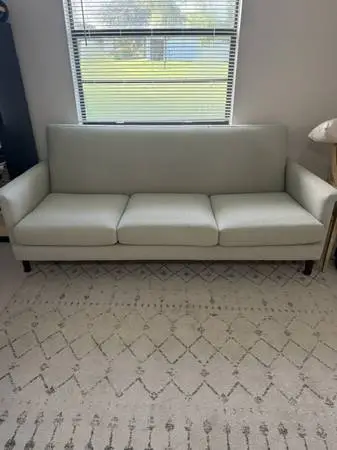 Blue grey sofa - $50 (Sebastian)