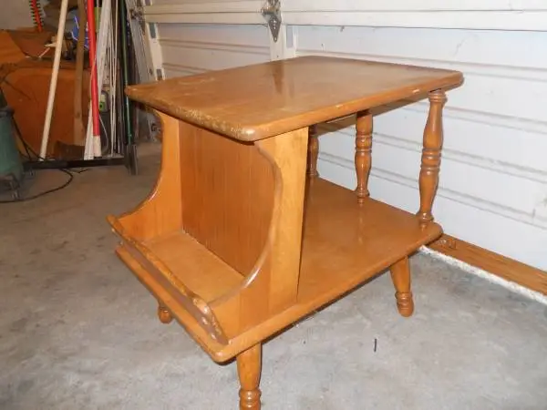 retro end table