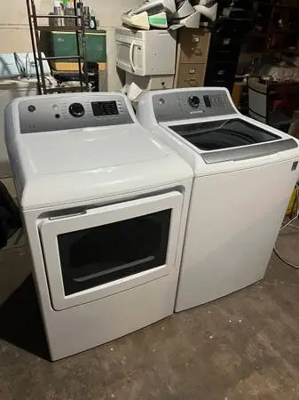 2025 GE washer gas dryer installed