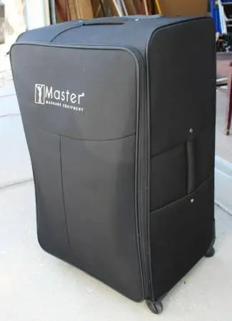 Master Massage Rio Portable Chair with Wheeled Case for Tattoo & Spa