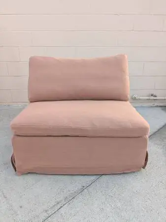 Sixpenny Amelia armless chair sweet potato color