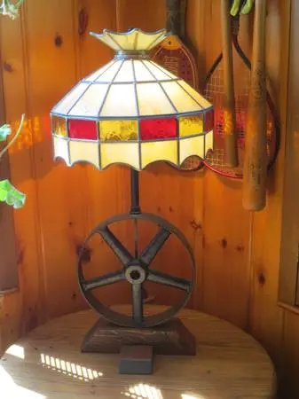 Lamp - Stain Glass Shade