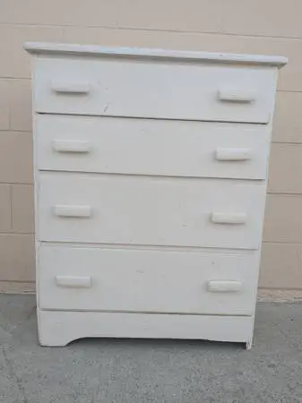 Modern wood dresser tallboy