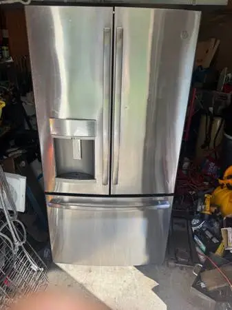 GE refrigerator french door stainless steel 22 cubic