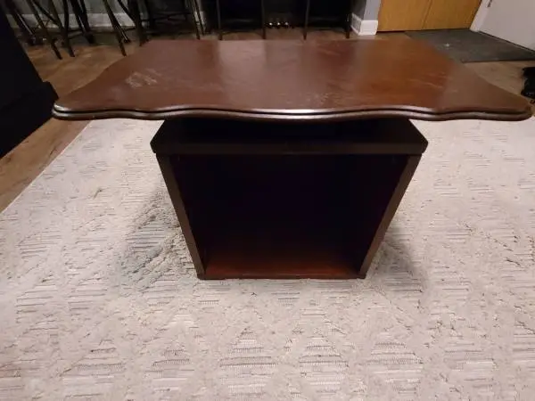 Coffee Table Wood Table Dark Mahogany (Wide 24)