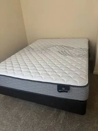 Mattresses with box and frame