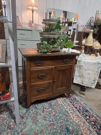 Antique Wood Cabinet