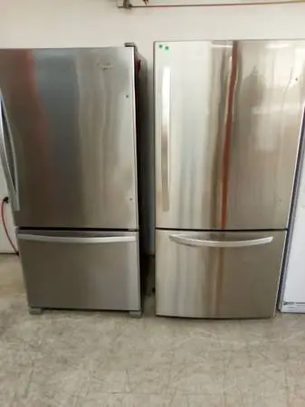 Stainless Bottom Freezer Refrigerators