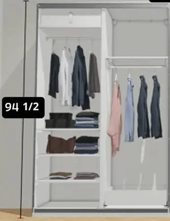 IKEA PAX Wardrobe Closet with Doors