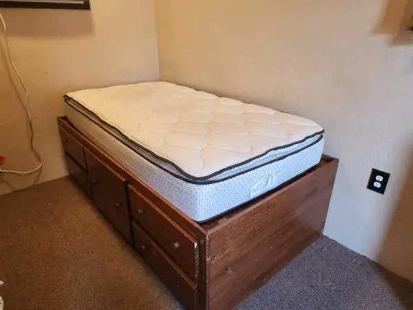 Twin captains bed