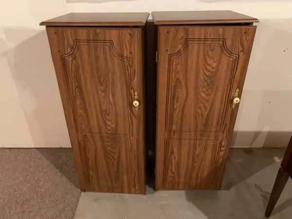 Sewing machine work table/storage cabinets