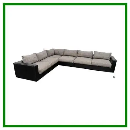 Modernist Bespoke Sectional Sofa, Three Piece
