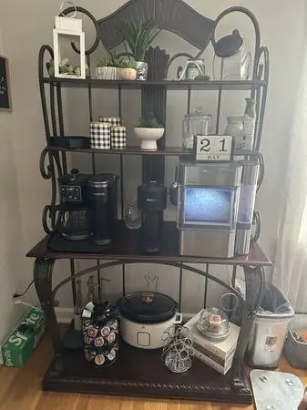 Dining table and matching hutch