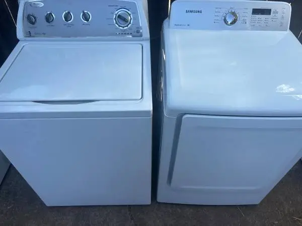 Washer and electric dryer will deliver