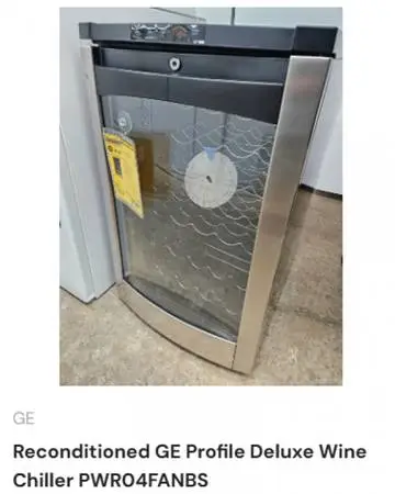 Reconditioned GE Profile Deluxe Wine Chiller PWR04FANBS