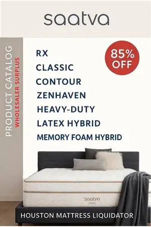 Saatva Luxury Mattresses King,/Queen/Full/Twin XL All Models 90% Off