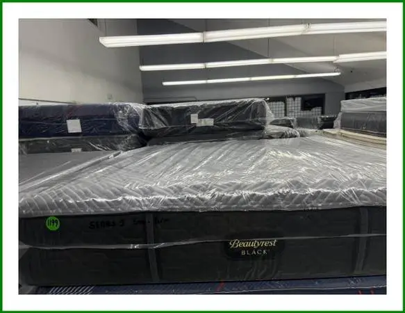 KING SIZE SIMMONS BEAUTYREST BLACK SERIES 1 MATTRESS & BOXES BED SET