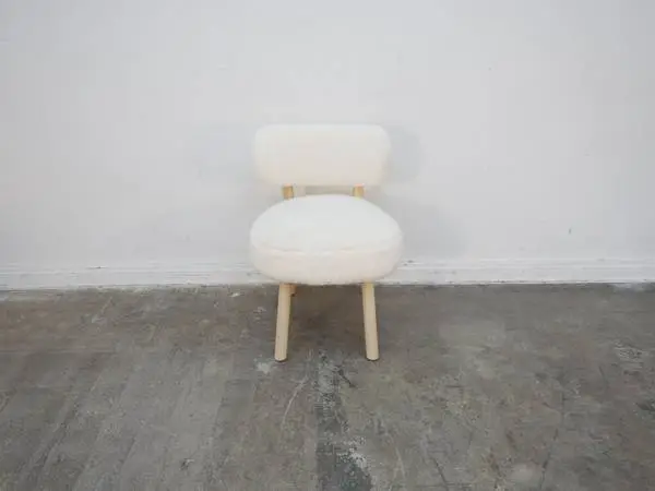 Maiden Home The Jane Dining Chair in Shearling Ivory