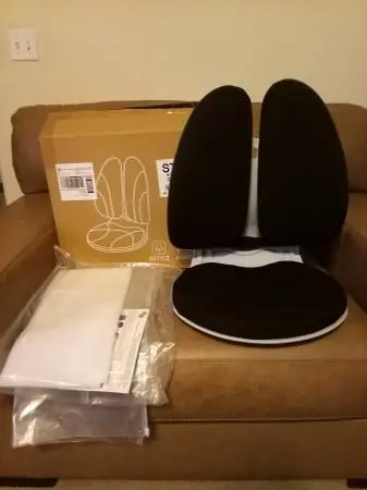 Ergonomic Adjustable Foldable Lumbar Back Support Seat Cushion