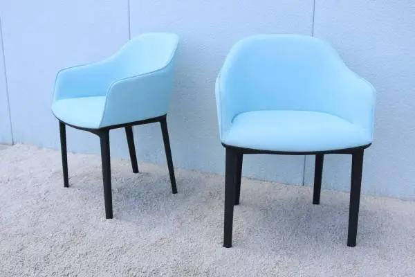 Modern Ronan and Erwan Bouroullec for Vitra Softshell Chairs - a Pair