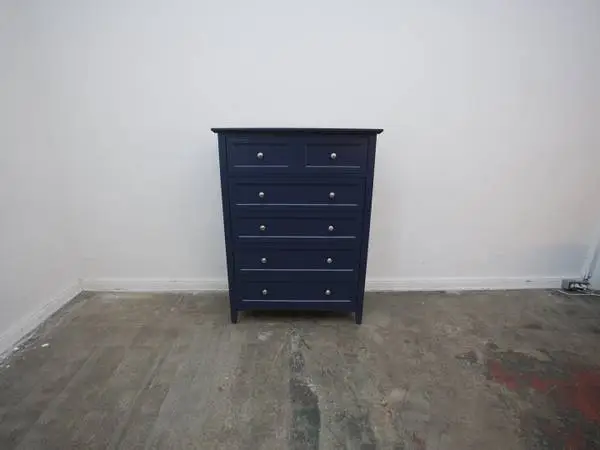 Grace Five Drawer Chest in Blueberry $399.00 40 W x 19 D x 54 H