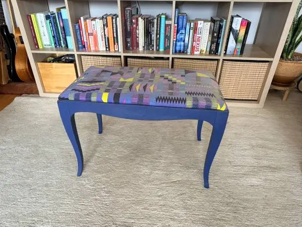 Postmodern Memphis Style Accent Bench