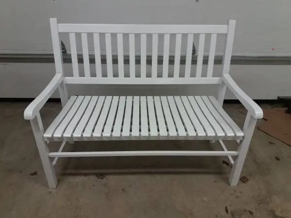 50 x 38 x 58 White Bench