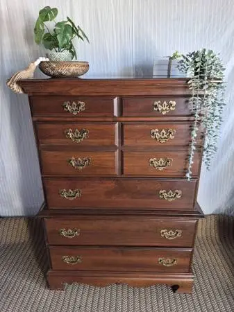 Gorgeous Vintage Dresser and Nightstand Set for Sale