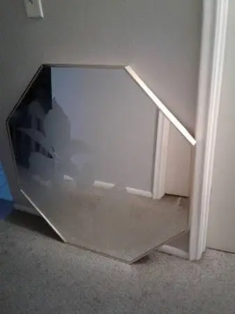 💗Reduced: Vintage Signed Octagonal Wall Mirror