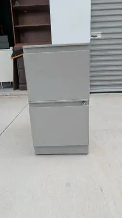 Two Drawer Pedestal File Cabinet