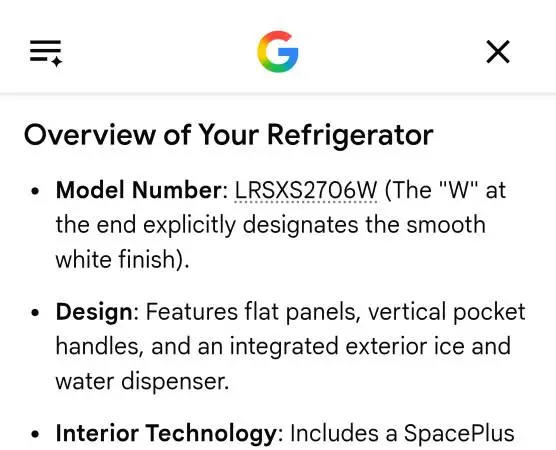 Lg refrigerator