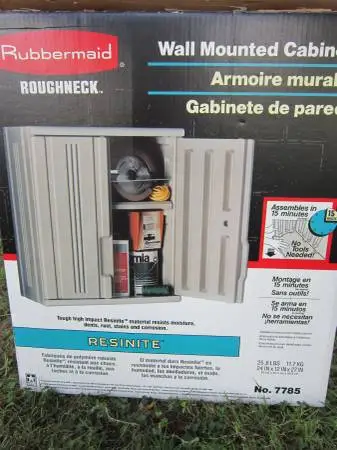Never used Rubbermaid Cabinet