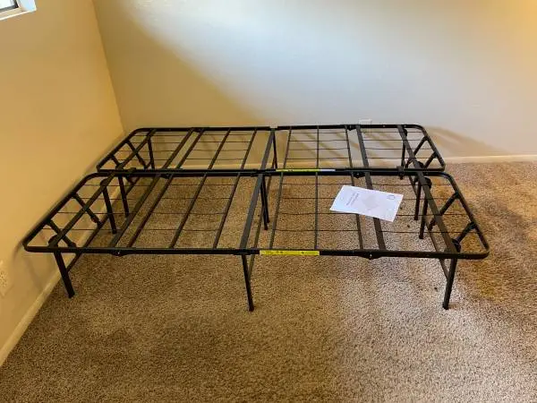Full/queen platform bed frame