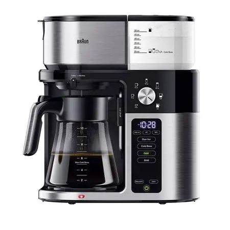 Braun MultiServe Plus 10-Cup Pod Free Drip Hot Cold Brew Coffee Maker