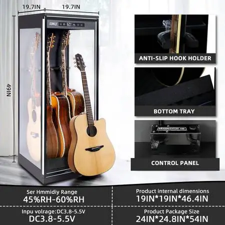 Guitar Humidifier Display Case