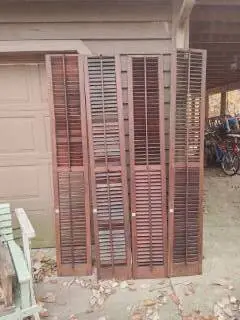 shutters walnut