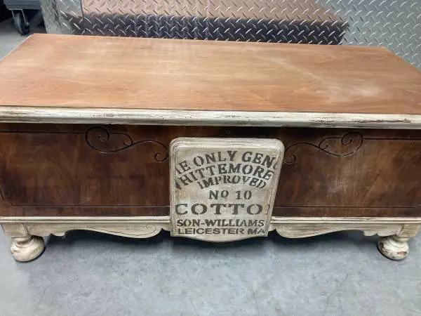 Blanket/cedar chest,TennFurnCo,walnut,vintage,hlp dlvr.