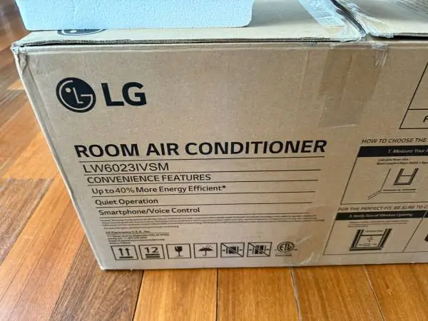 LG LW6023IVSM 6000 BTU Air Conditioner AC New