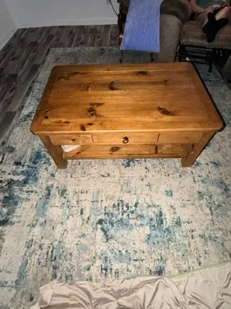 Coffee table 46”X30”