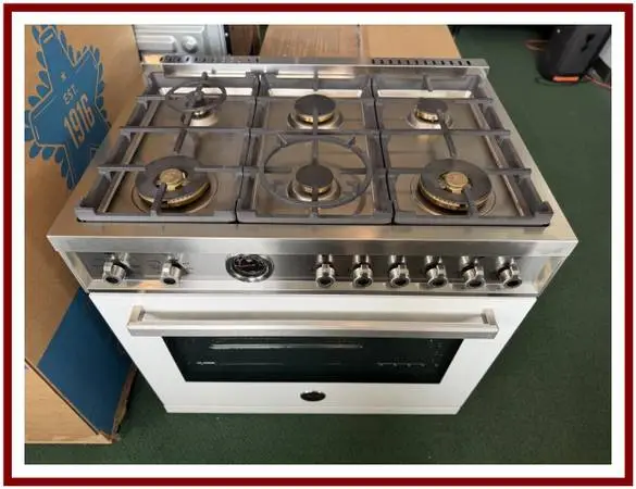 Bertazzoni – 36″ Professional Series range Gas oven Natursl Gas-Wh
