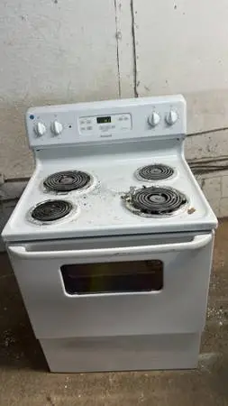 Electric range stove