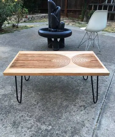 Custom MCM Style Coffee Table