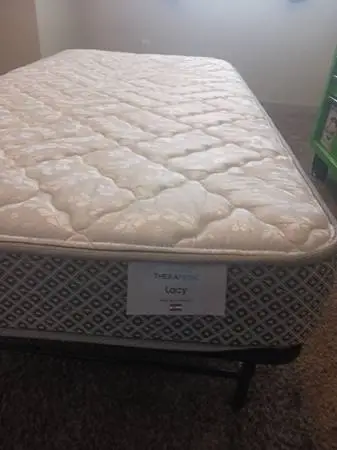 Twin Bed Threapedic Mattress & Frame